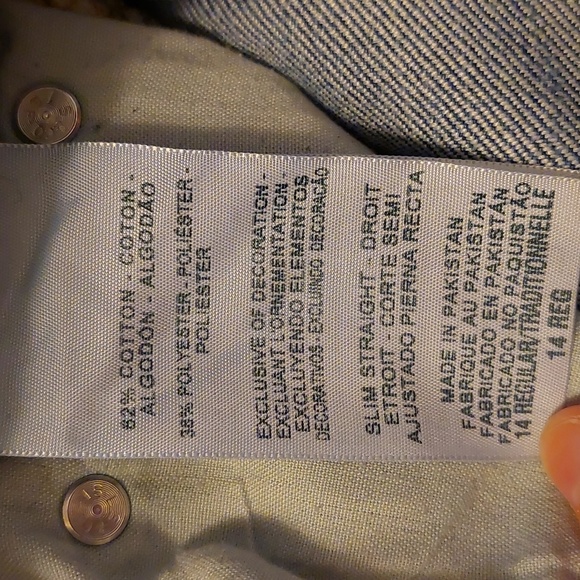 Levi's Denizen Adjustable 218 Slim Straight Leg Jeans size 14 - Picture 5 of 9